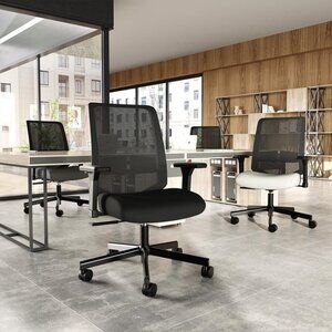 Ergonomic Office Chair with Adjustable Armrests, for Home & Gaming